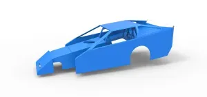 Shell of Vintage Asphalt Modified stock car V3 Scale 1:25