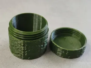 Container with a screw cap