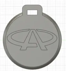 Pendentif porte clé Chery 2 / Chery 2 Key ring ornement
