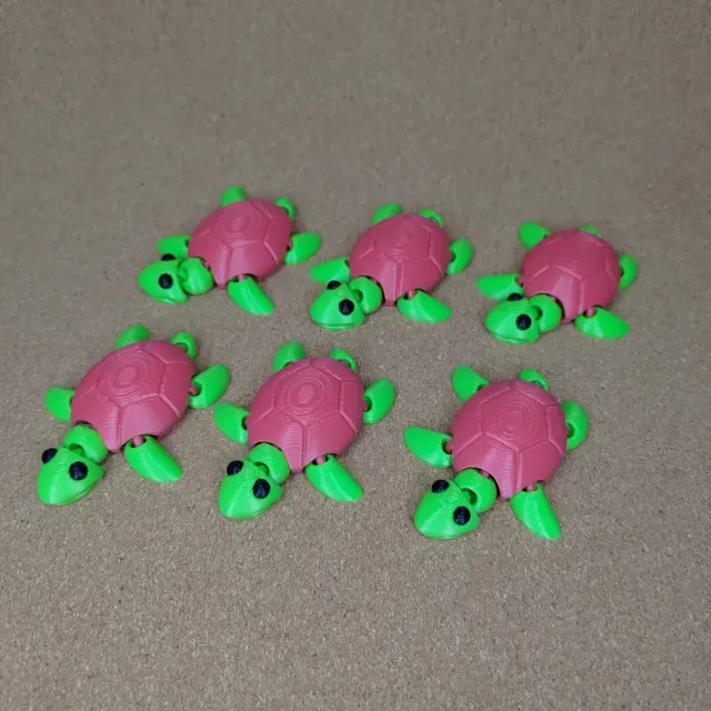 FLEXI TURTLE (KEYCHAIN AND FRIDGE MAGNET) — Фото 2 из 7