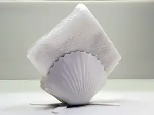 Seashell napkin holder