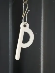 P keychain