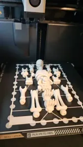 Карточка-набор Скелет-Tinkercad