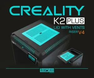 CREALITY K2 PLUS - LID WITH VENTS for RISER V4