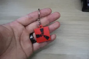 Rust Logo keychain version 2