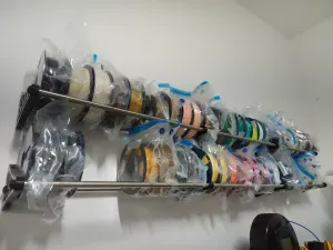 Wall-Mounted Filament Organizer
