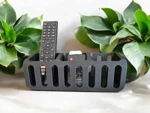Gaming Desk Organizer – Basket-Style Remote Control Holder