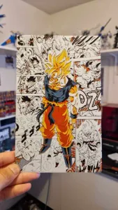 Dragon Ball Z Hueforge - Goku Manga Page