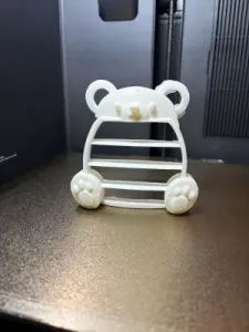 Cute Bear Car Display – Toy Car Organizer
