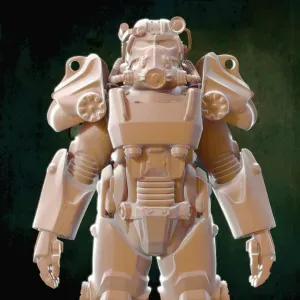 T-60 Power Armor Figure - Fallout Fan Art