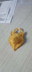 Wolf keychain