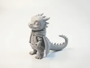 Dragon Figurine Fantasy Creature 3D Printable