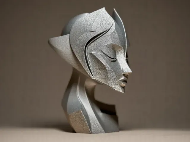 Futuristic Woman Sculpture — Фото 2 из 7