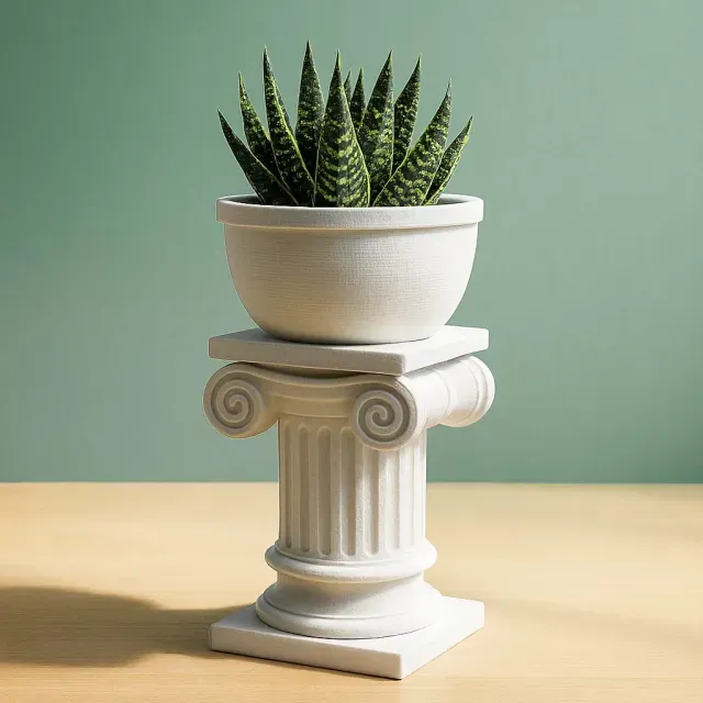 Greek Roman Column Planter, Decorative Planters — Фото 3 из 6