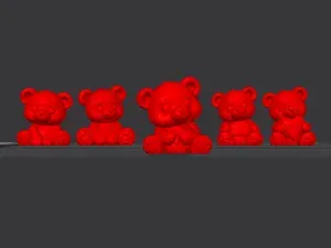 Cute Teddy Bear 3D Print – Easy STL, No Supports | Medvídek