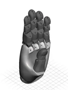 Dynamic Robotic Hand Model