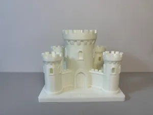 Medieval Multi-Compartment Castle Pen Holder
