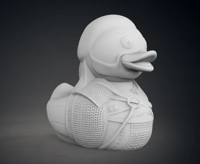 Cute Geralt of Rivia "The Witcher" Rubber Duck — Фото 9 из 9