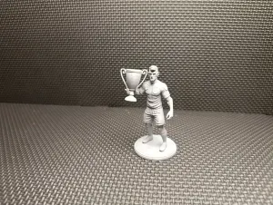 Soccer Champion with Trophy