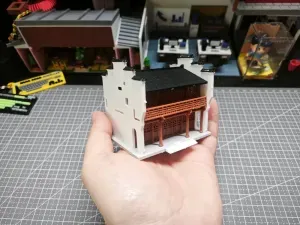 Hui-Style Architecture Sprue Card