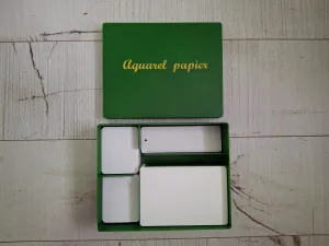 Doosje voor aquarel papier/Box for watercolor paper