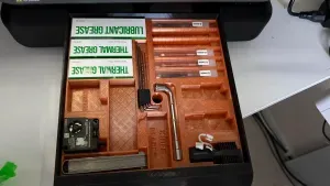 Insert for Creality K2 Base with tool drawer