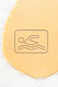 Swimmer Cookie Cutter, Biscuit Cutter