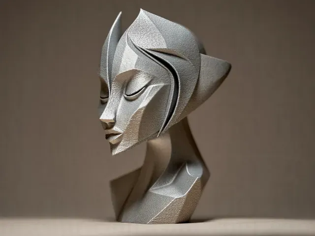 Futuristic Woman Sculpture — Фото 5 из 7