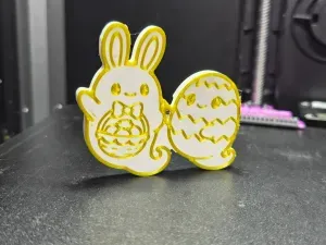 Easter Ghosts Fridge Magnet