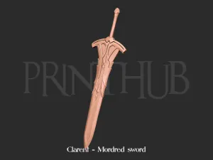 Clarent - Mordred sword 3d print model