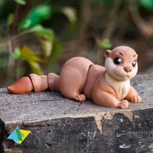 Print in place Flexy otter
