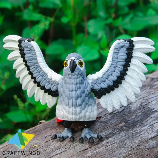 Print in place Flexy African grey — Фото 2 из 9