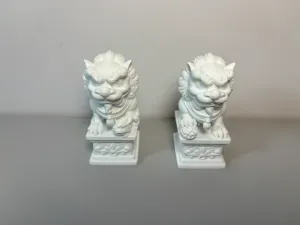 Chinese Guardian Stone Lion Home Decor Ornament