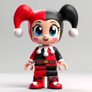 Harley quiin lego figurine