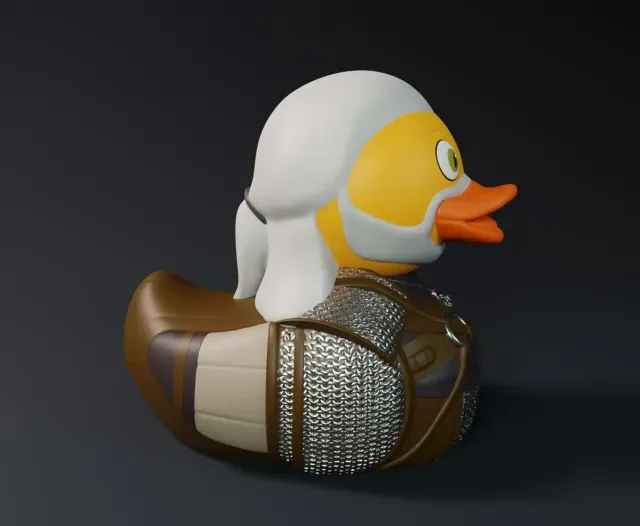 Cute Geralt of Rivia "The Witcher" Rubber Duck — Фото 2 из 9