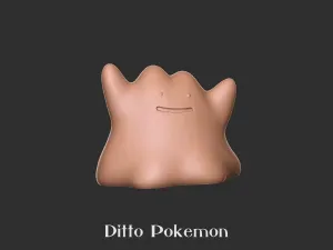 Ditto pokemon 3d print model