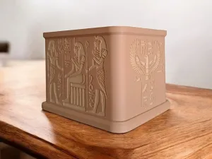Ancient Egypt Shrine Plantpot "King Tut"
