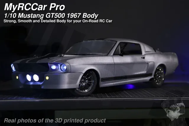 MyRCCar Mustang GT500 1967 1/10 On-Road RC Car Body — Фото 2 из 9