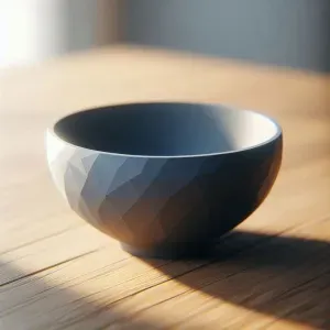 Low-Poly Design Bowl with Stand – A Minimalist’s Dream