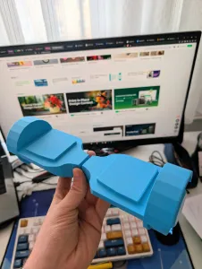 Hoverboard - Movable 3D Model - in 2 pieces
