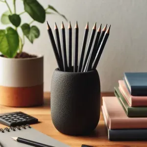 Round Design Pencil Holder "Dragon Skin"