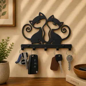 Sweetheart Cats Key Holder
