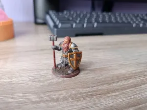 Dwarf Cleric - DND miniature