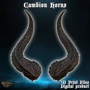 Fantasy Cambion Cosplay Horns Baldurs Gate 3