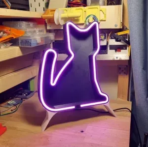 Neon Cat Lamp