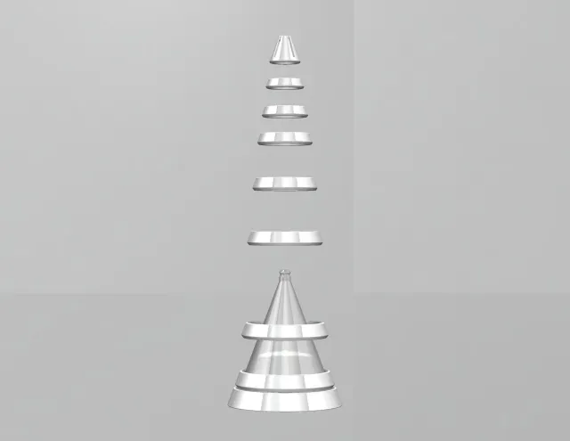 Educational Puzzle Game for Kids – Stacking Cone Shape Toy — Фото 4 из 9