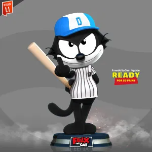 Felix the cat - baseball