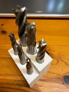 Numbered End Mill Stand