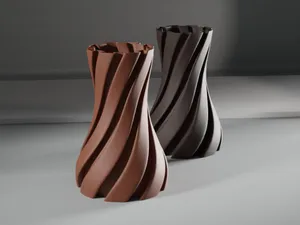 VASE 0039 C | RIBBON VASE HOME DECOR