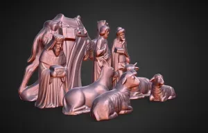 nativity scene wise men